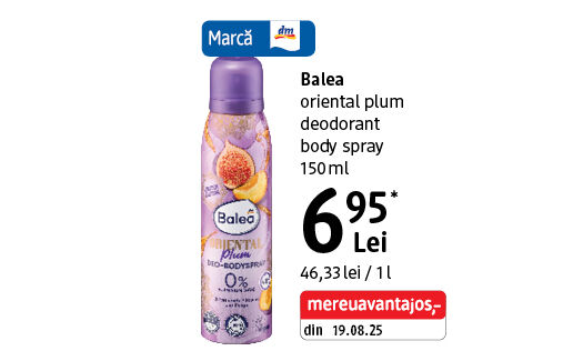 Balea deodorant body spray