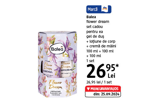 Balea flower dream set cadou