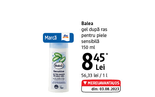 Balea gel după ras