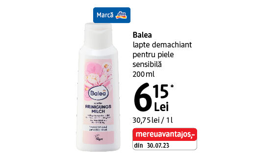 Balea lapte demachiant