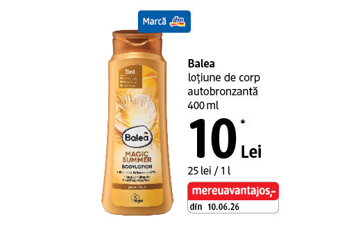 Balea loțiune de corp autobronzantă