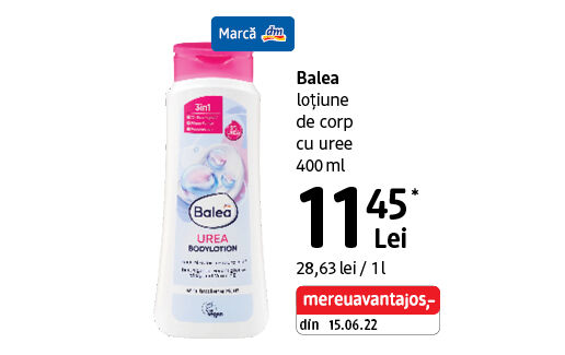 Balea loțiune de corp cu uree