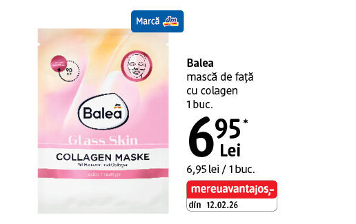 Balea mască de față cu colagen
