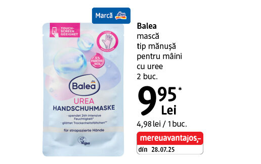 Balea mască mănușă pentru mâini
