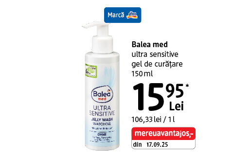 Balea med gel de curățare