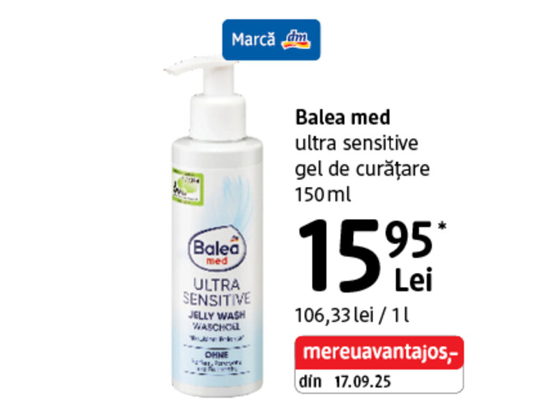 Ofertă Balea med gel de curățare - dm