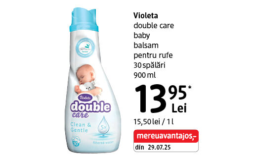 Balsam pentru rufe Violeta Double Care Baby