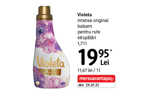 Ofertă Balsam pentru rufe Violeta Intense Original - dm