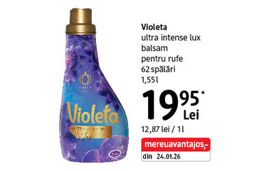 Balsam pentru rufe Violeta Ultra Intense Lux
