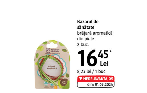 Bazarul de sănătate brățară piele