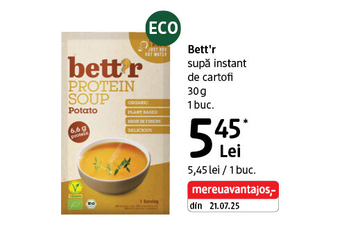 Bett'r supă instant de cartofi
