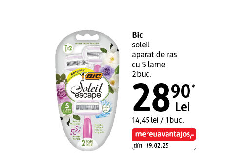 Bic soleil aparat de ras