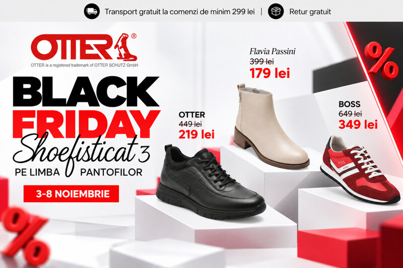 Ofertă Black Friday Shoefisticat Loading - Otter Distribution