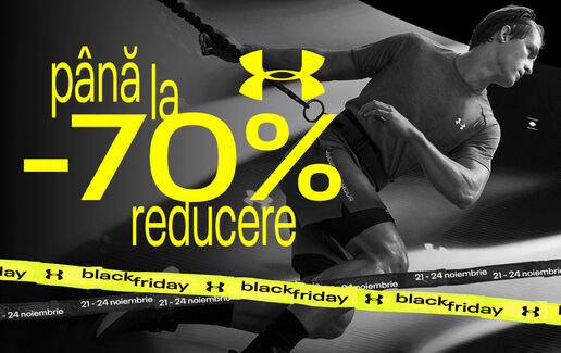 Black Friday la Under Armour se termină pe 24 noiembrie!