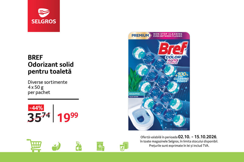 Ofertă Bref odorizant solid - Selgros