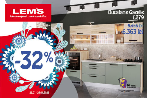 Bucataria Gazelle - reducere de - 32%