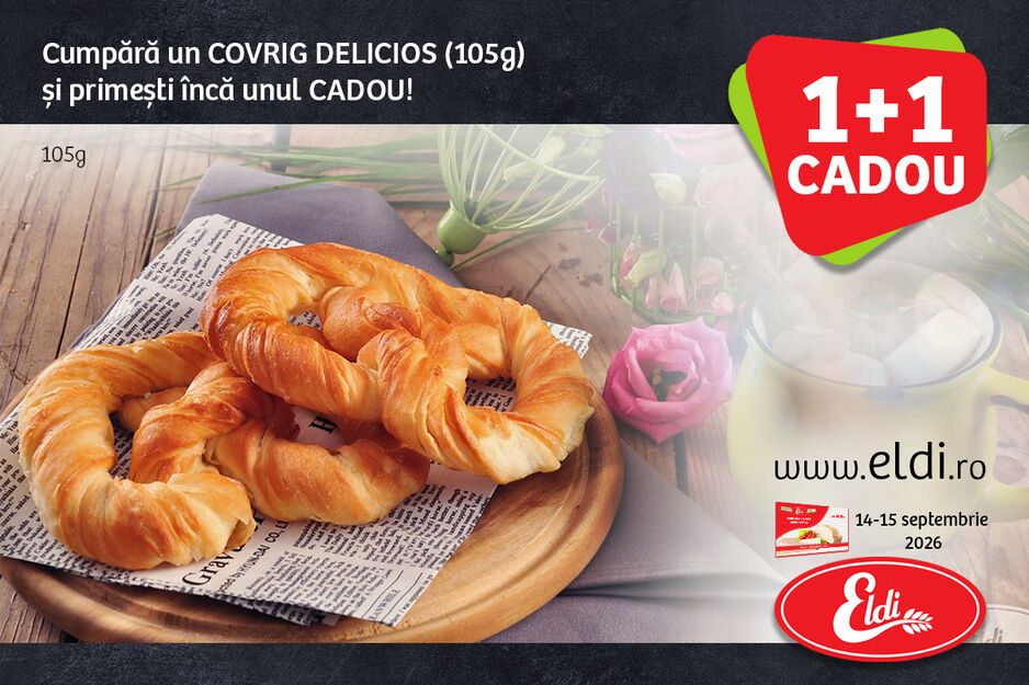 COVRIG DELICIOS 1+1 cadou!