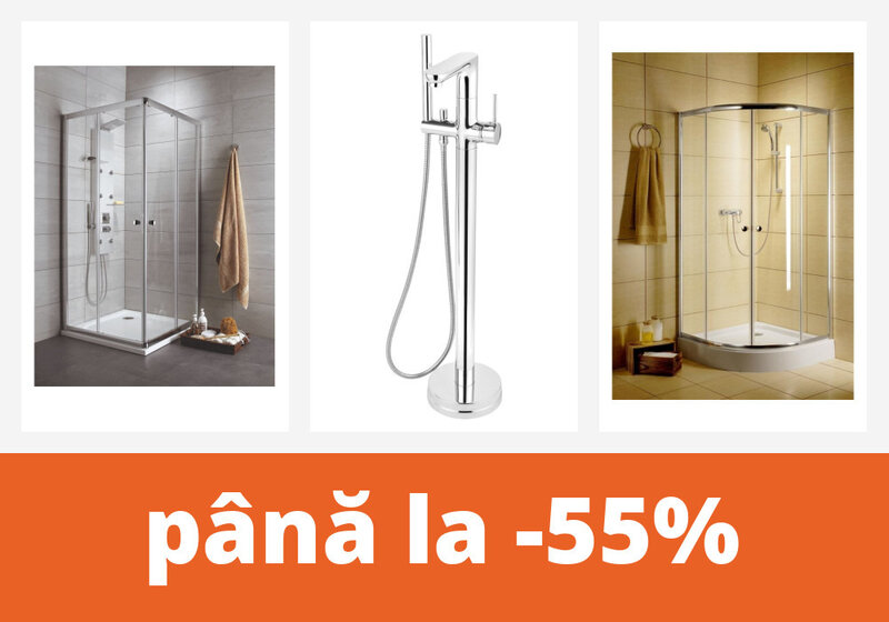 Ofertă Cabine de dus simple și baterii cada dus - Mathaus.ro
