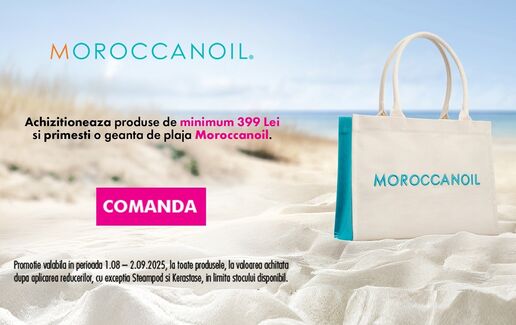 Cadou o geantă de plajă Moroccanoil