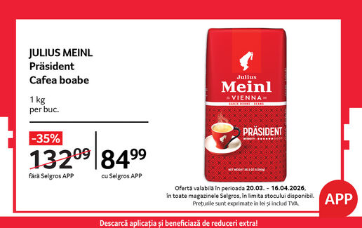 Cafea Julius Meinl Präsident