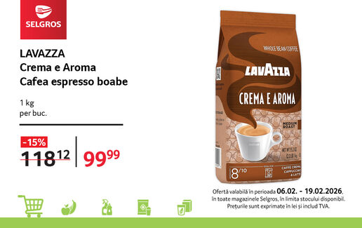 Cafea Lavazza Crema e Aroma