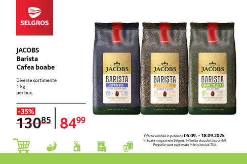 Cafea boabe Jacobs Barista