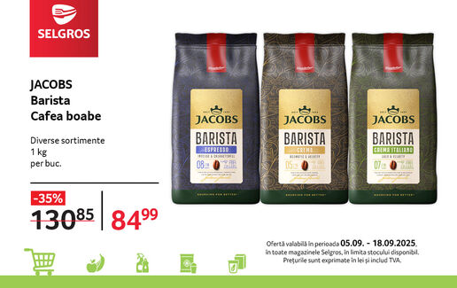 Cafea boabe Jacobs Barista