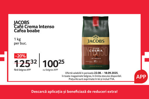 Cafea boabe Jacobs Cafe Crema Intenso