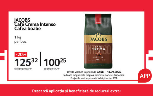 Cafea boabe Jacobs Cafe Crema Intenso