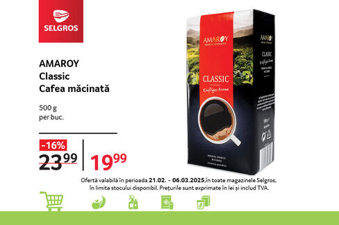 Cafea măcinată AMAROY