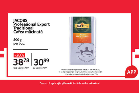 Cafea măcinată Jacobs Professional Export Traditional