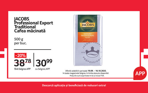 Cafea măcinată Jacobs Professional Export Traditional