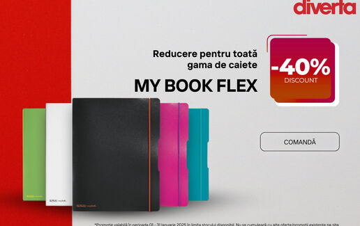 Caiete My book flex – 40% reducere