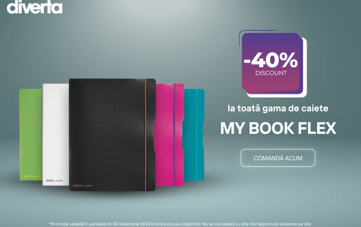 Caiete My book flex – 40% reducere