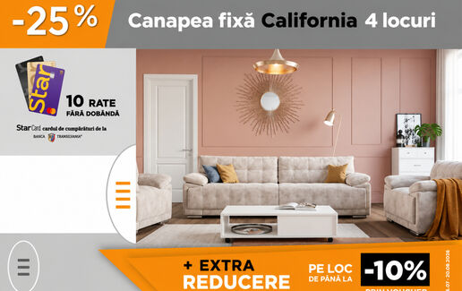 Canapea fixă California