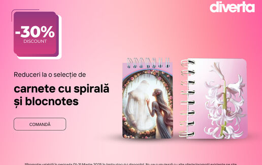 Carnete colorate cu spirală cu 30% reducere