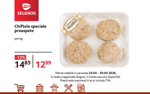 Chiftele speciale proaspete