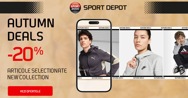 Cupon Cod reducere Sport Depot 20% la noua colectie - Sportdepot.ro