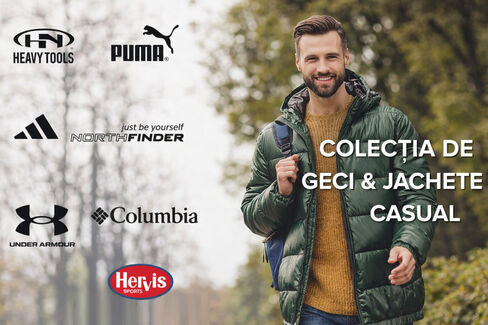 Colecția de geci și jachete casual