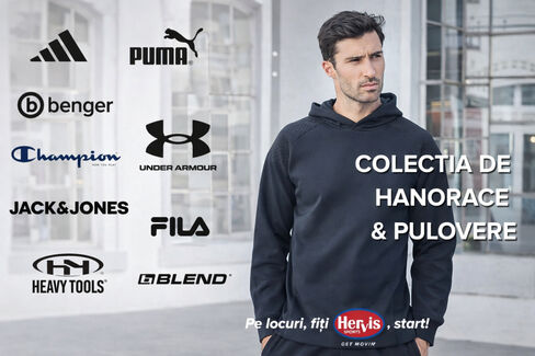 Colecția de hanorace și pulovere