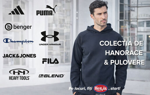 Colecția de hanorace și pulovere