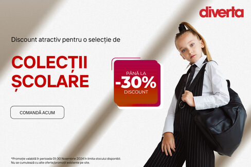 Colecții școlare – până la -30% reducere