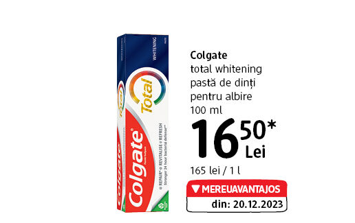 Colgate total whitening