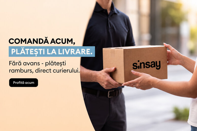 Ofertă Comandă acum, plătești la livrare - Sinsay