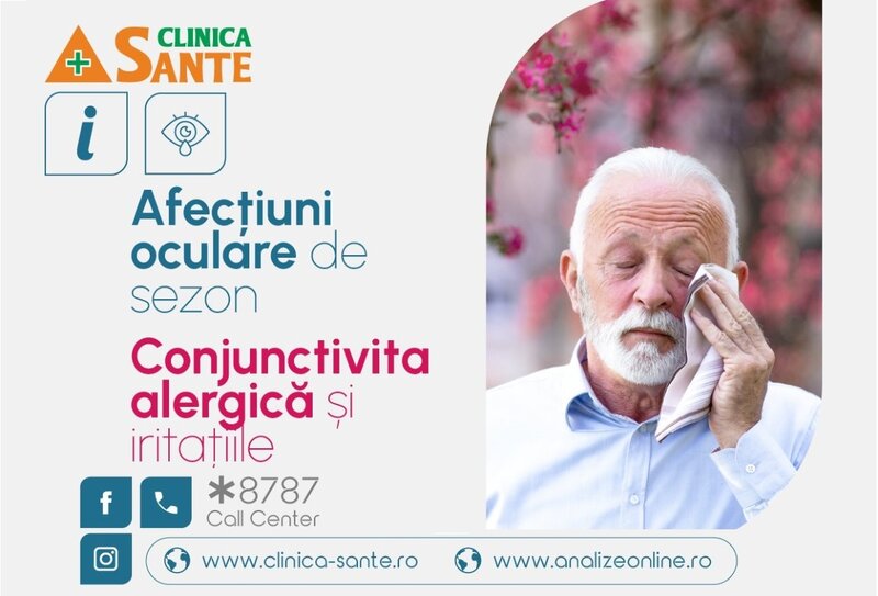 Ofertă Conjunctivita alergică - Clinica Sante