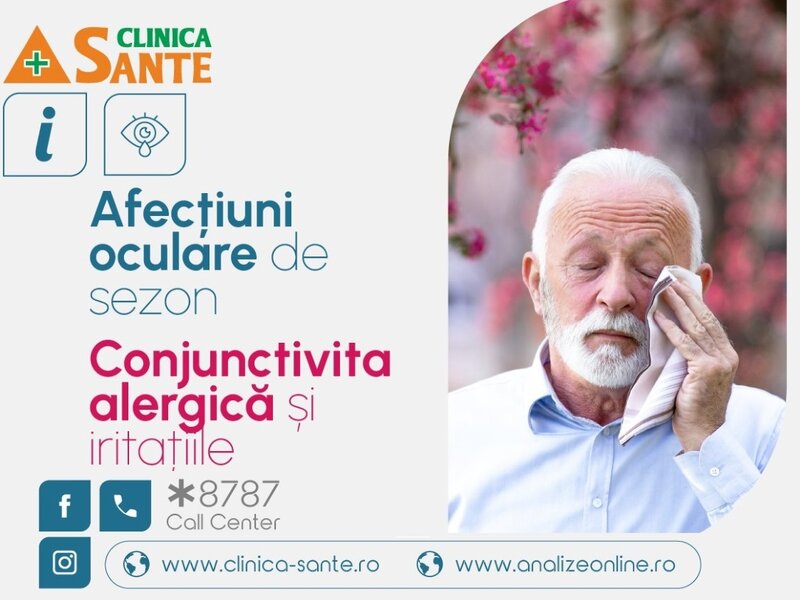 Ofertă Conjunctivita alergică - Clinica Sante
