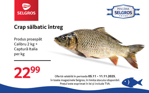 Crap sălbatic întreg