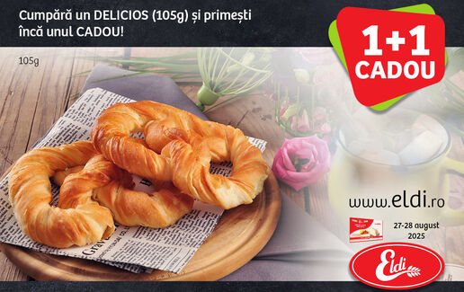 DELICIOS 1+1 CADOU!