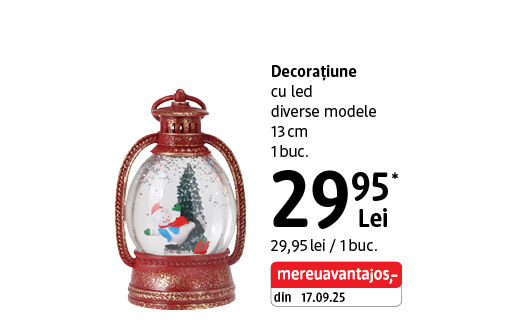 Decorațiune cu led