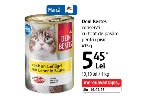 Dein Bestes conservă pisici